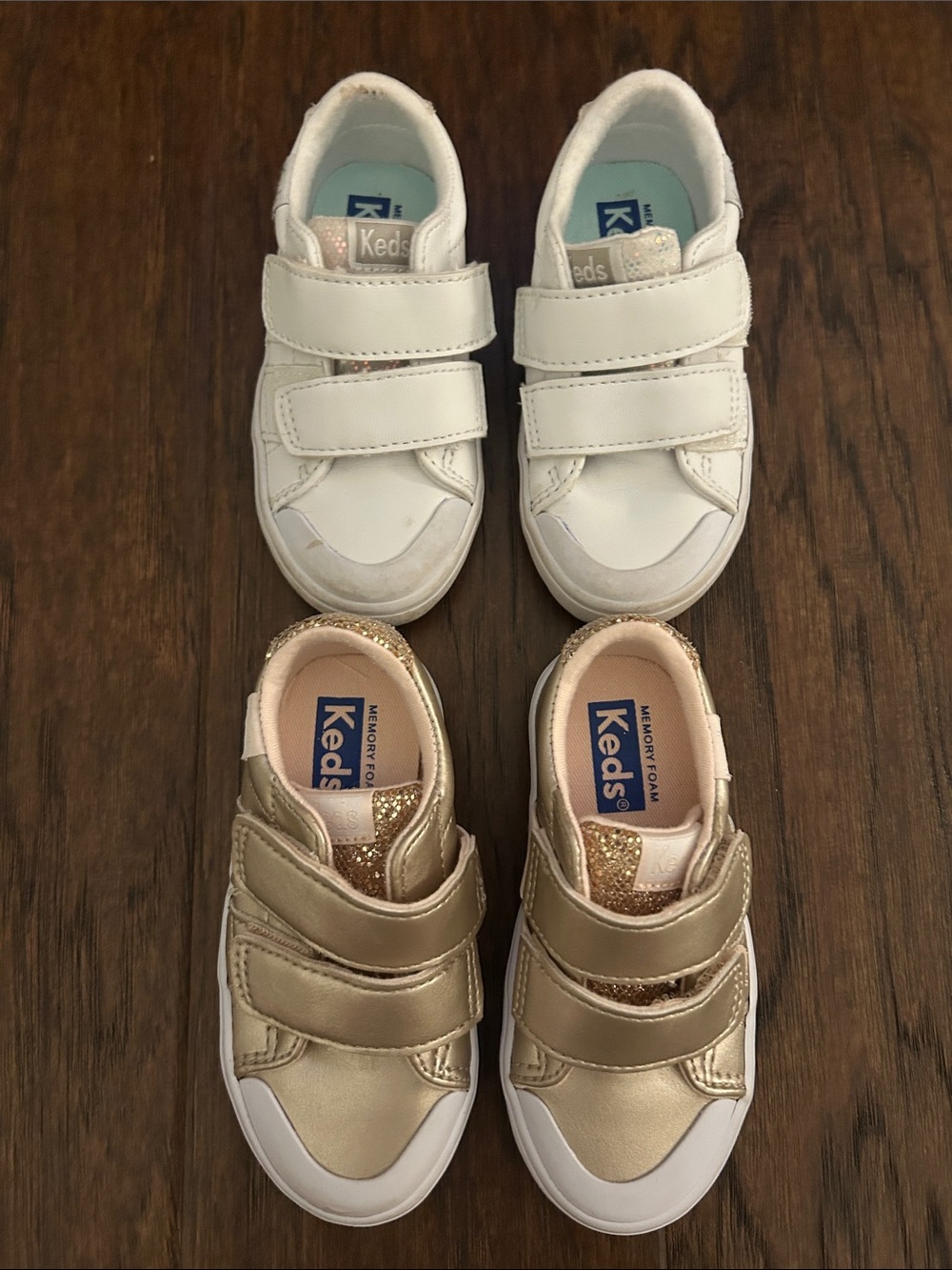 Keds Velcro shoes size 5.5 baby/toddler